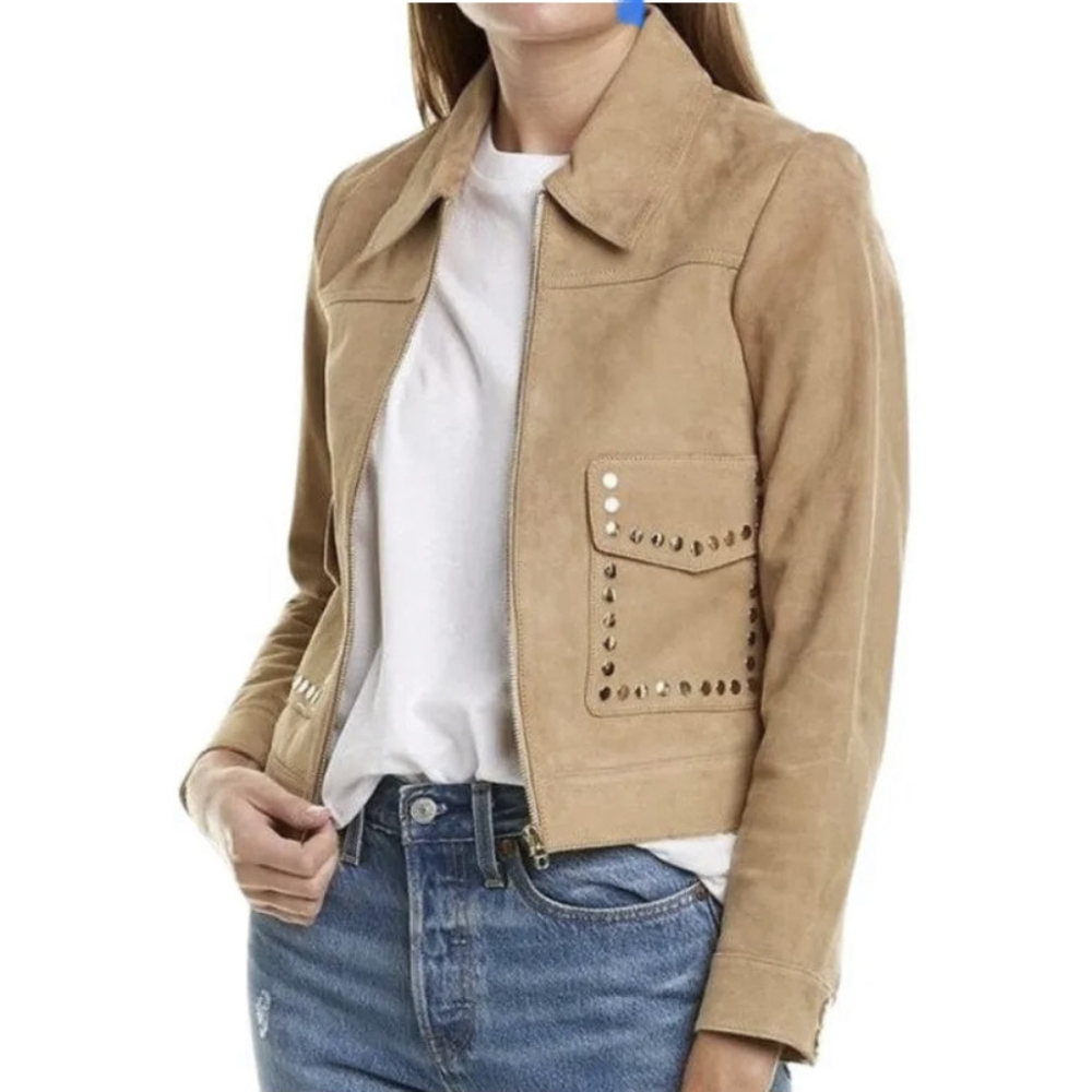 Sandro Suede Jacket NWT